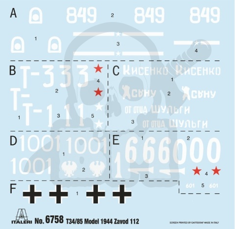 1:35 T34/85 Zavod 112-1944 - model czołgu