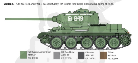 1:35 T34/85 Zavod 112-1944 - model czołgu