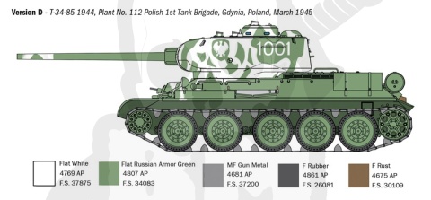 1:35 T34/85 Zavod 112-1944 - model czołgu
