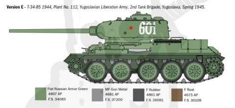 1:35 T34/85 Zavod 112-1944 - model czołgu