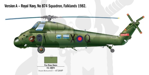 1:48 Model śmigłowca Wessex UH.5 - Falklands War