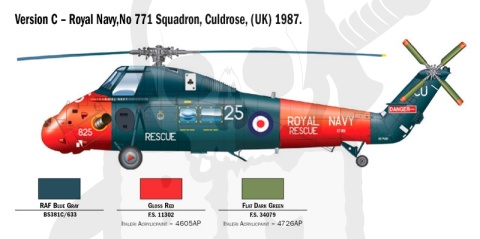 1:48 Model śmigłowca Wessex UH.5 - Falklands War