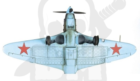 1:48 Soviet fighter Jakowlew Jak-7B Yak-7B (Late version)
