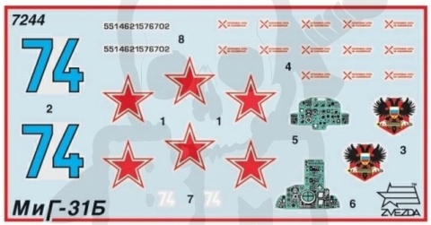 1:72 Russian Long Range Interceptor MiG-31B Foxhound