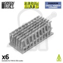 3D printed set Small Wooden Ladders 1:48-1:35 - drabiny 6 szt.