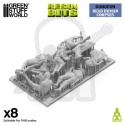 3D printed set Dead Human Corpses 1:48 - martwe ciała 8 szt.