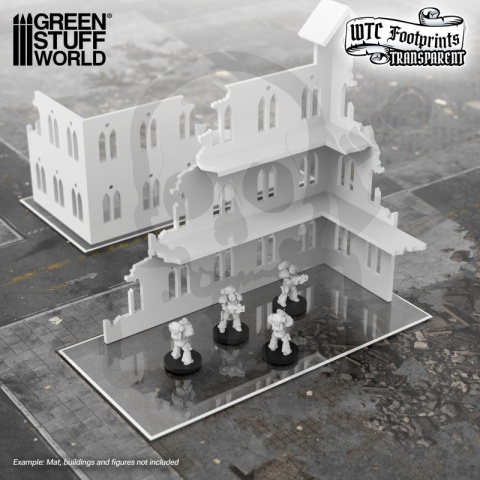 Basic WTC Glasspack Footprints 10x - znaczniki budynków 10 szt