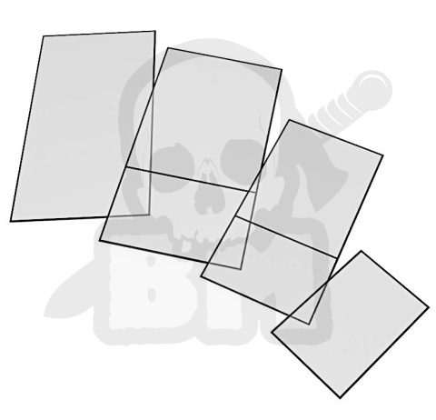 Basic Glasspack Footprints Wh40k compatible - znaczniki budynków 12 szt