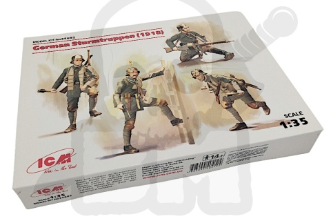 German Sturmtruppen (1918) 4 figures 1:35
