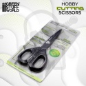 Black hobby cutting scissors - czarne nożyczki