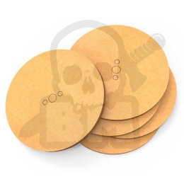 MDF Bases - Round 90 mm podstawki okrągłe pod figurki 2 szt.