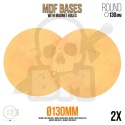 MDF Bases - Round 130 mm podstawki pod figurki 2 szt.