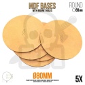 MDF Bases - Round 80 mm podstawki pod figurki 5 szt.