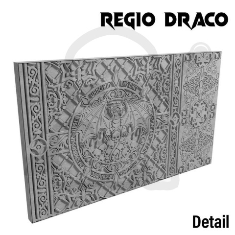 Rolling Pin Regio Draco wałek do odciskania miniaturowych tekstur