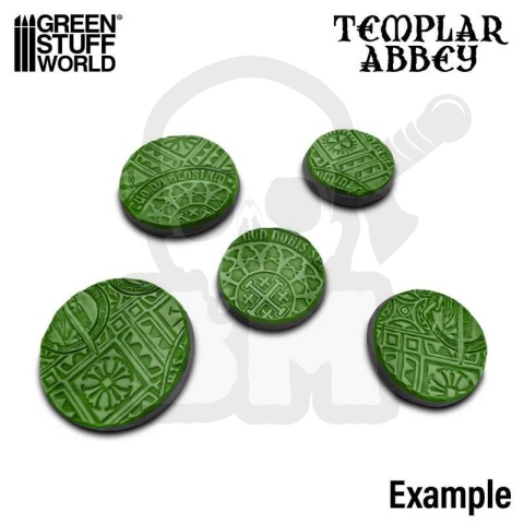 Rolling Pin Templar Abbey wałek do odciskania miniaturowych tekstur