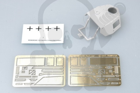 Trumpeter 00368 German Panzerjagerwagen 1:35 - wagon pociągu pancernego