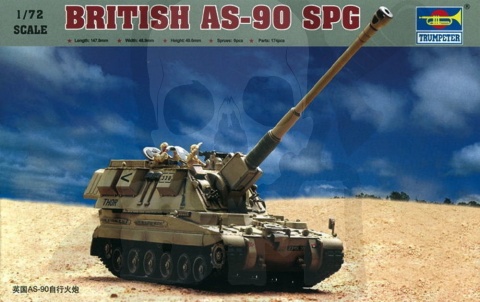 Trumpeter 07221 AS-90 Self-Propelled Howitzer 1:72