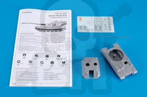 Trumpeter 07221 AS-90 Self-Propelled Howitzer 1:72