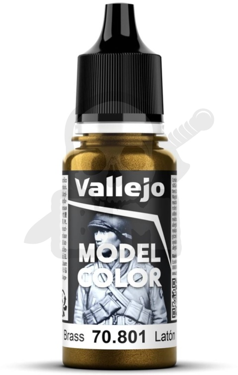 Vallejo 70801 Model Color 18ml Brass 70.801