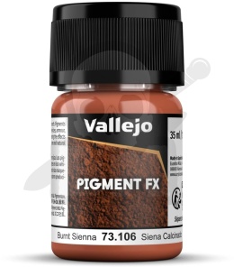 Vallejo 73106 Pigment FX - Burnt Sienna (35 ml)