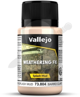 Vallejo 73804 Weathering FX - Splash Mud - Light Brown 40 ml