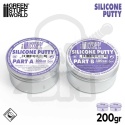 Violet Silicone Putty 200gr silikon do modelowania