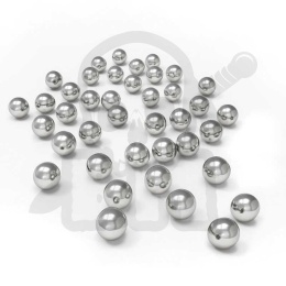 Zestaw 40 kulek o średnicy 6,35 mm do mieszania farb