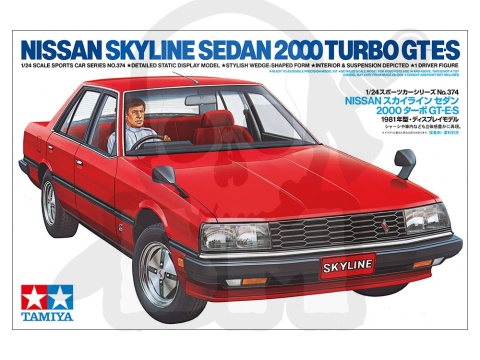 1:24 Tamiya 24374 Nissan Skyline Sedan 2000 Turbo GT-ES