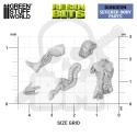 3D printed set Severed Body Parts 1:48 - rozczłonkowane ciała 30 kawałków