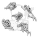 3D printed set - Human Skeletons 1:35 - szkielety 5 szt.