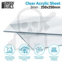 Acrylic sheet 250x250x3 mm - przezroczyste płyty akrylowe 2 szt.