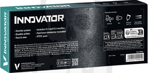 Vallejo 90001 Airbrush - Aerograf Innovator - Gravity system - Two in one