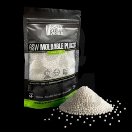 Moldable thermoplastic beads - White 100g - kulki termoplastyczne