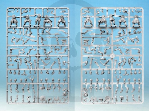 Frostgrave Cultists III - kultyści -- 5 szt.