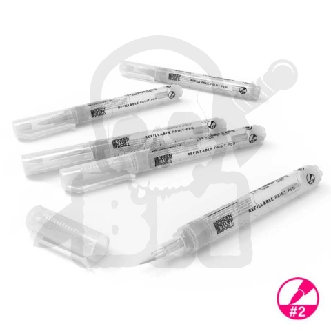 GSW Refillable markers - Size 2 - uniwersalne markery do farb 5 szt.