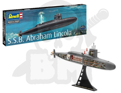 Revell 05185 Model okrętu podwodnego S.S.B. Abraham Lincoln 1:253