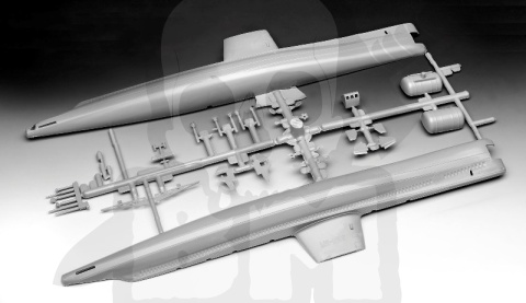 Revell 05184 Model okrętu podwodnego U.S.S. Nautilus 1:305