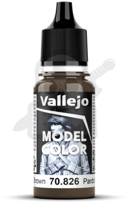 Vallejo 70826 Model Color 18ml Medium Brown