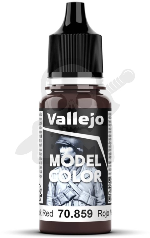 Vallejo 70859 Model Color 18ml Black Red 70.859