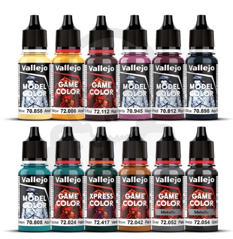 Vallejo 72202 Game Color - Dark Future Set by Squidmar 12 farb