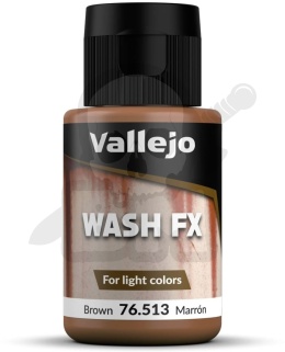 Vallejo 76513 Wash FX - Brown 35 ml