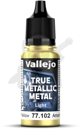Vallejo 77102 True Metallic Metal 18ml Radiant Yellow