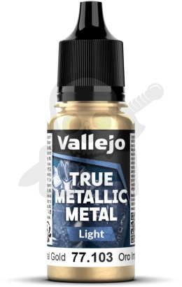 Vallejo 77103 True Metallic Metal 18ml Imperial Gold