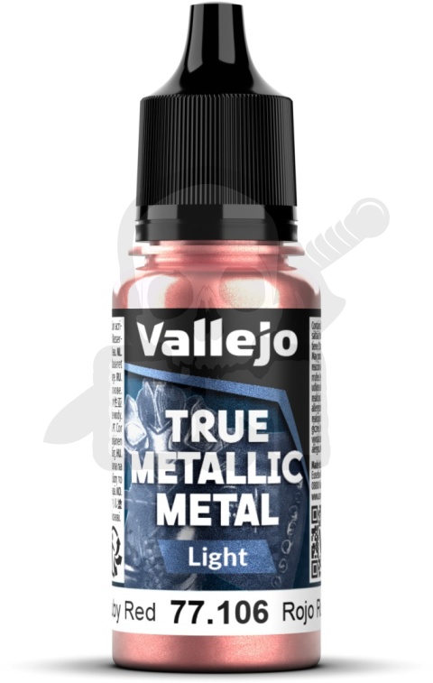 Vallejo 77106 True Metallic Metal 18ml Ruby Red