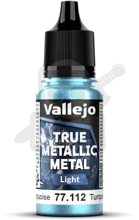 Vallejo 77112 True Metallic Metal 18ml Hydra Turquoise