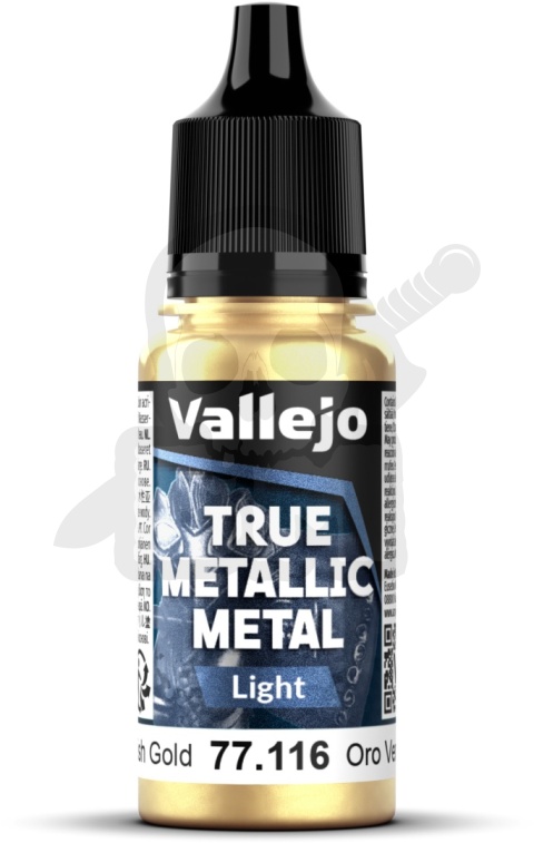 Vallejo 77116 True Metallic Metal 18ml Greenish Gold