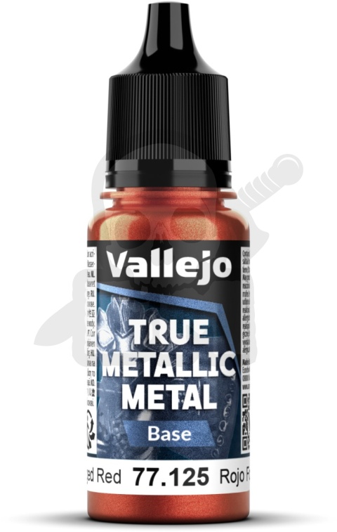 Vallejo 77125 True Metallic Metal 18ml Forged Red