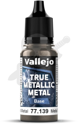 Vallejo 77139 True Metallic Metal 18ml Aged Metal