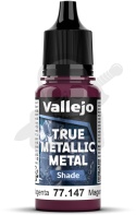 Vallejo 77147 True Metallic Metal 18ml Crimson Magenta