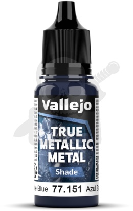 Vallejo 77151 True Metallic Metal 18ml Sapphire Blue